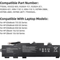 thumbnail image 3 of TT03XL 932824-421 933322-855 Laptop Battery for HP EliteBook 850 G5, EliteBook 755 G5,EliteBook 850 G6,ZBook 15U G5 G6, 3 of 4