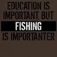 thumbnail image 3 of CafePress - Fishing Is Importanter T Shirt - Men's Classic Graphic Cotton T-Shirt, 3 of 4