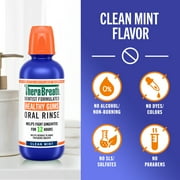 TheraBreath Healthy Gums Mouthwash, Antigingivitis Mouth Rinse for Adults, Clean Mint, 16 fl oz