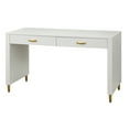 thumbnail image 3 of TMS Dixie 2-Drawer Desk, White, 3 of 5