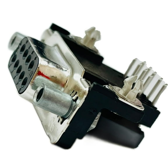 5747836-6 Connector D-Sub Receptacle, 9 Position, R/A SLDR, Female Sockets