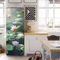 thumbnail image 2 of Self Adhesive Fridge Door Mural Sticker, Peel and Stick Removable Refrigerator Wrap Decal for Kitchen Decor, 30.3"x78.7", 2 of 6