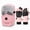 Pink, variant on Winter Balaclava Ski Mask for Women with Detachable Goggles & Face Cover, Fleece Lined Windproof Hat & Gloves Set, Black