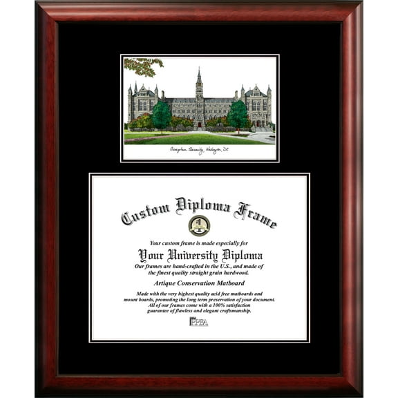 Gerogetown University 14" x 17" Diplomate Diploma Frame
