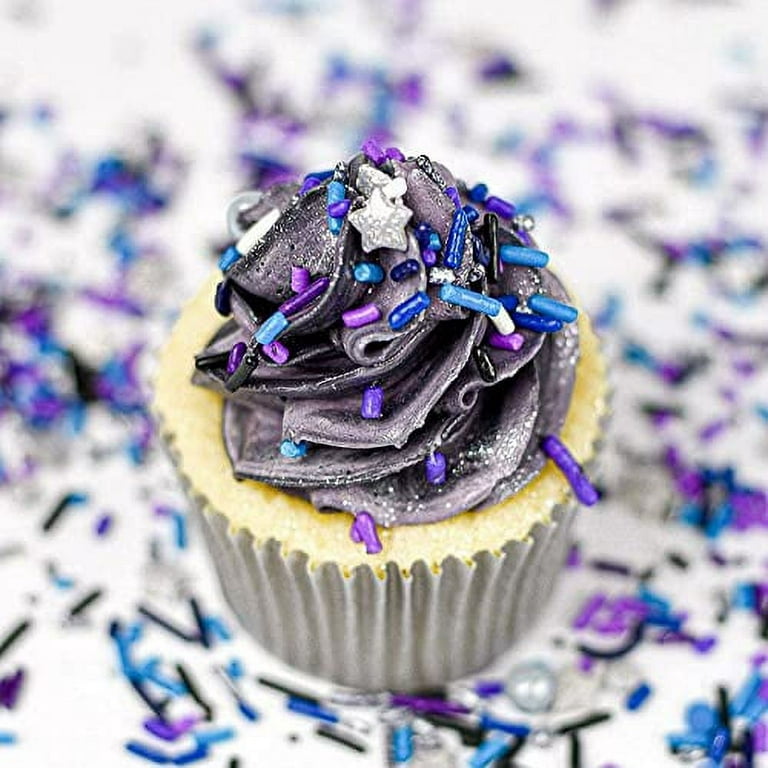 Fancy Sprinkles for Cake Decorating, Galaxy Sprinkles Edible Cake