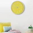 thumbnail image 3 of DESIGNICE Wall Clock,Minimalist Japanese Design Large Wall Clock,Silent Sweep Mechanism Kitchen Clock,Pink, 3 of 4