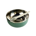 thumbnail image 2 of LONCHERA CIRCULAR CON CUBIERTO Acero inoxidable, anti derrame, diseño innovador, libre de aromas y olores, válvula reguladora de temperatura, 2 of 5