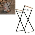 thumbnail image 3 of Trash Bag Holder Stand, Smoothly Appearance Strong Foldable Trash Bag Holder Stand Black  for Camping, 3 of 7
