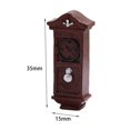 thumbnail image 2 of Decoración de reloj en miniatura realista, modelo de , Mini reloj, artesanía de resina para escena en miniatura, mesa de arena, diseño de Hugo Reloj en miniatura, 2 of 4