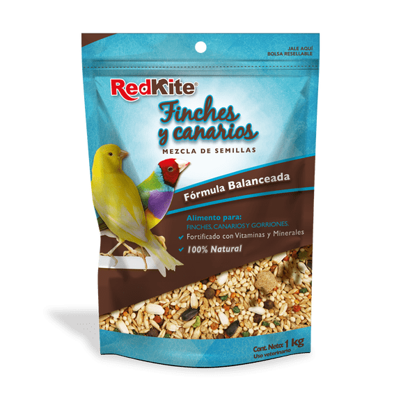Mezcla de SEMILLAS REDKITE para canarios y FINCHES 1 Kg