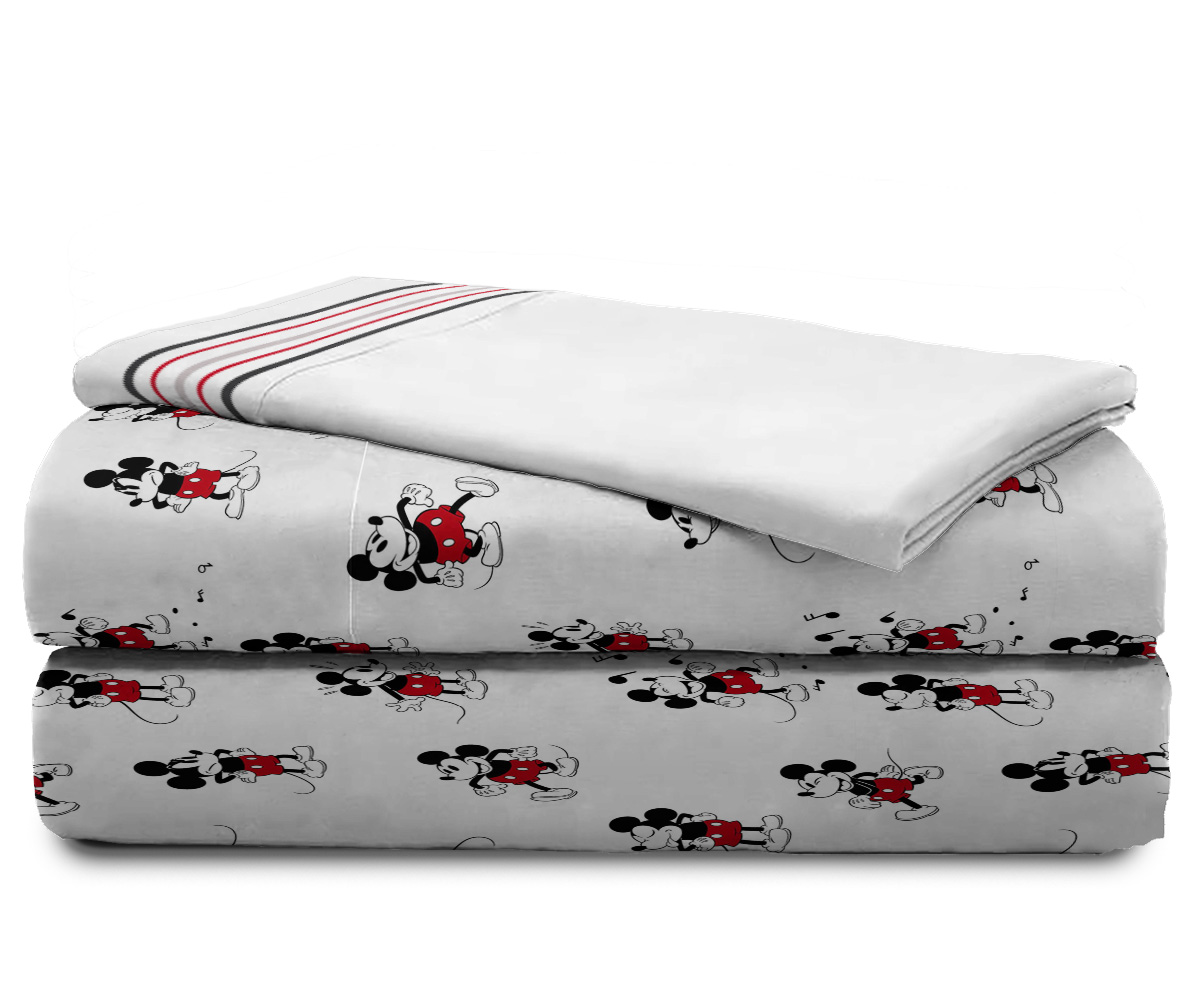 Mickey Mouse 90th Anniversary Striped Bed in a Bag Bedding Set w/ Reversible Comforter - image 5 of 5