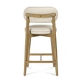 thumbnail image 4 of Pemberly Row Contemporary Cream Performance Vegan Leather Counter Stool, 4 of 6