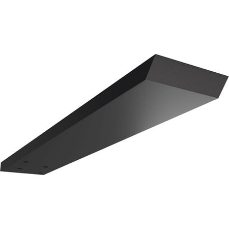 

Ekena Millwork 2 1/2 W x 14 D Hidden Floating Steel Heavy Duty Bracket Powder Coated Black
