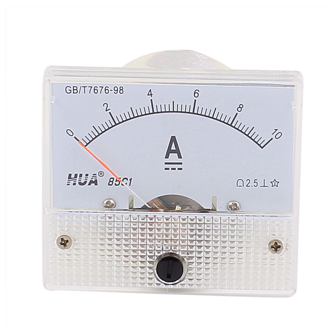 White 0-20mA kesoto Ranges 0-1mA to 0-20A DC Analog Amp Meter Ammeter Current Panel Ampere Meter 16 Types Choose