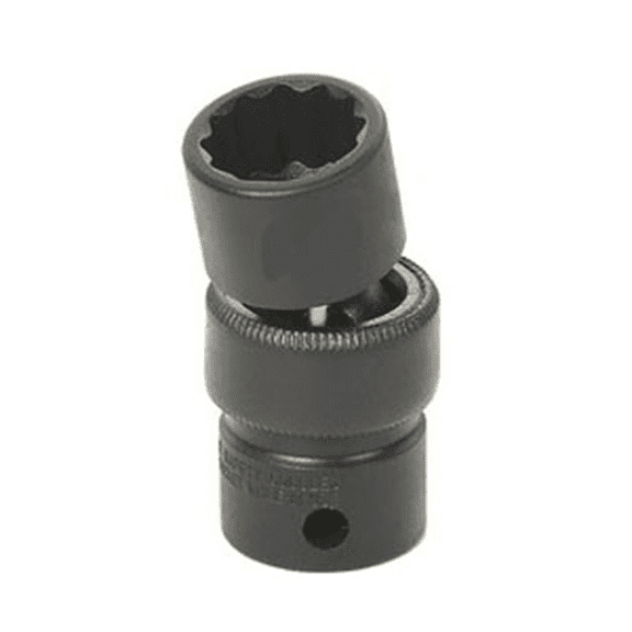 Grey Pneumatic 3/8" Drive x 15/16" Standard Universal- 12 Point Socket - Black