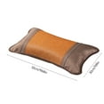 thumbnail image 3 of Kchsji Summer Rattan Woven Pillow, Wood Cooler Neck Support Cushion, Breathable Bamboo Style Mat For Bed Or Sitting, 50 x 30 cm, Natural Brown, Durable Lightweight Health Support For Hot Weather, 3 of 8