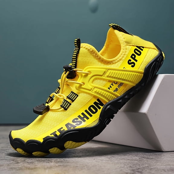 Men'S Quick-Dry Water Shoes for Aquatic Sports, Breathable Five-Finger Beach Swimming And Snorkeling Shoes, Outdoor Fishing, Slip-Resistant, Wear-Resistant Creek Shoes, Gym And Yoga Shoes