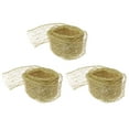 thumbnail image 2 of Zoyueyie 3pcs 2m Beautiful Christmas Ribbons Gift Packaging Ties Decor Craft Accessory (Golden), 2 of 10