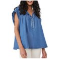 thumbnail image 6 of Free People Summer Love Top, Choose Sz/Color: M/Indigo, 6 of 6