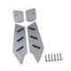 thumbnail image 5 of Almohadilla de placa para estriberas de motocicleta de aluminio izquierda y derecha para BMW C400x 2018-2025 Simple Gris, 5 of 9