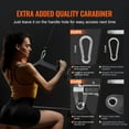 thumbnail image 4 of KFFKFF LAT Pulldown Accessory, Rowing V-bar for Cable Machines, Rubber Grip Tricep Bar, Enhances Back Muscle Strength, Ideal for Bicep Curls and Lat Exercises in Home Gyms, 4 of 9