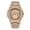 Rose Gold, variant on Jewelry On Man Steel Wristwatch Luxury Fashion Classic Designer Luxury Golden Gold