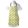 thumbnail image 3 of Playroom Apron Banana Leaves Yummy Tropical Fruit Vacation Symbol Icons Climate Kids Print, Unisex Kitchen Bib Apron with Adjustable Neck for Cooking Baking Gardening, Fern Green Yellow, by Ambesonne, 3 of 3