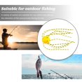 thumbnail image 3 of Tnobhg 6Pcs Soft Baits Bright Color Slow Sinking Flexible Bite Resistant with Silicone Wire Saltwater Freshwater Ball-Shaped Bionic Baits Fishing Supplies, 3 of 7