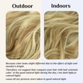 thumbnail image 4 of Invisible Wire Hair Extensions Long Wavy Curly Synthetic Adjustable Headband Extension for Women 18 inch, 4 of 6