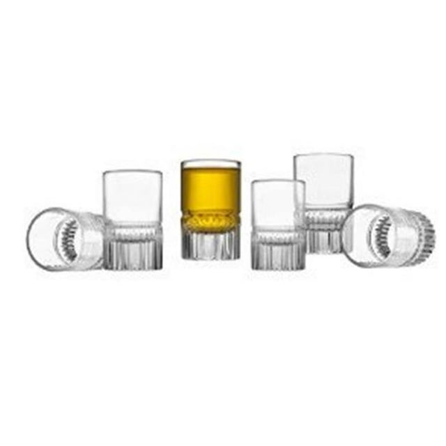 Godinger 48268 Verre à Shot Latitude - Ensemble de 6
