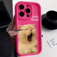thumbnail image 1 of Funny Cute Cat Animal Case For iPhone 15 Pro Max Case iPhone 11 12 13 14 Pro Max X XR XS Max 7 8 15 Plus Camera Protection Cover, 1 of 7