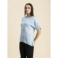 thumbnail image 6 of Moomaya Womens Printed Summer Tunic Top, Round Neck, Elbow, Loose-Fit Casual Top, 6 of 9