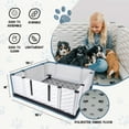 thumbnail image 4 of EZwhelp EZclassic Large Dog Whelping Box with Rails, 48" x 48", Black, 4 of 6