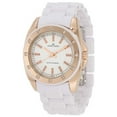 thumbnail image 1 of Anne Klein Women's 10-9178RGWT Swarovski Crystal Accents Rose Gold Tone White Dial Watch, 1 of 4
