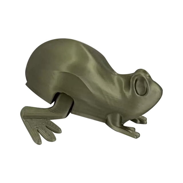Jumping Frog Toy, 3D Printed Plastic, Unique Design, Interactive, for Home/Garden Decoration/Kids