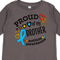 thumbnail image 4 of Inktastic Proud of My Brother Autism Awareness Boys or Girls Long Sleeve Toddler T-Shirt, 4 of 5