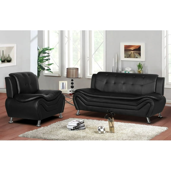 US Pride Furniture Sifford 2 Piece Living Room Set, Sofa, Chair