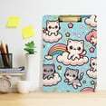 thumbnail image 6 of Cute Cats in Rainbow Acrylic Clipboards 12 x 9 Inch A4 Size with Low Profile Clip Hanging Clipboard for Classroom School Office, 6 of 8