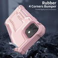 thumbnail image 6 of ExoGuard For iPhone 11 Case, Phone Case with Screen Protector and Kickstand (Pink), 6 of 7