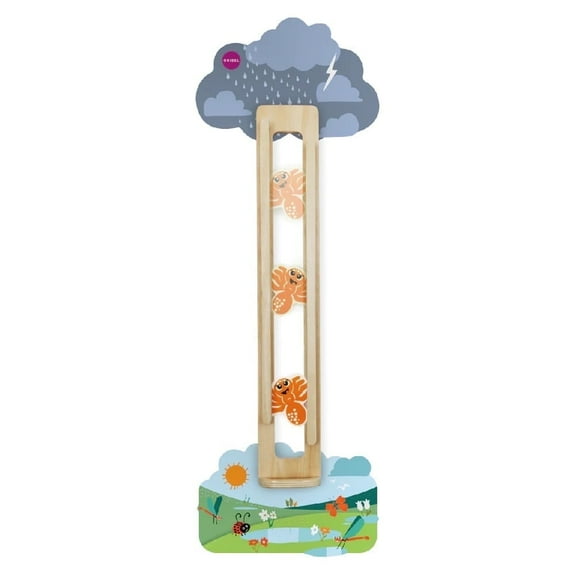 Oribel Vertiplay Wall Toy Slidey Spidey, Wooden Toy, Child and Toddler, Unisex, 1 pack