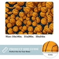thumbnail image 2 of Basketball Non-Slip Polyester Office Mat, Door Rug, Indoor Mat - Machine Washable, 2 of 6