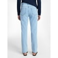 thumbnail image 4 of Time and Tru Women's High Rise Curvy Straight Leg Jeans, 29" Inseam, Sizes 0-22, 4 of 6