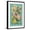 Black Frame, variant on Art.com Vintage Flowers on Teal Stretched Canvas Print Wall Art, 16" x 24"