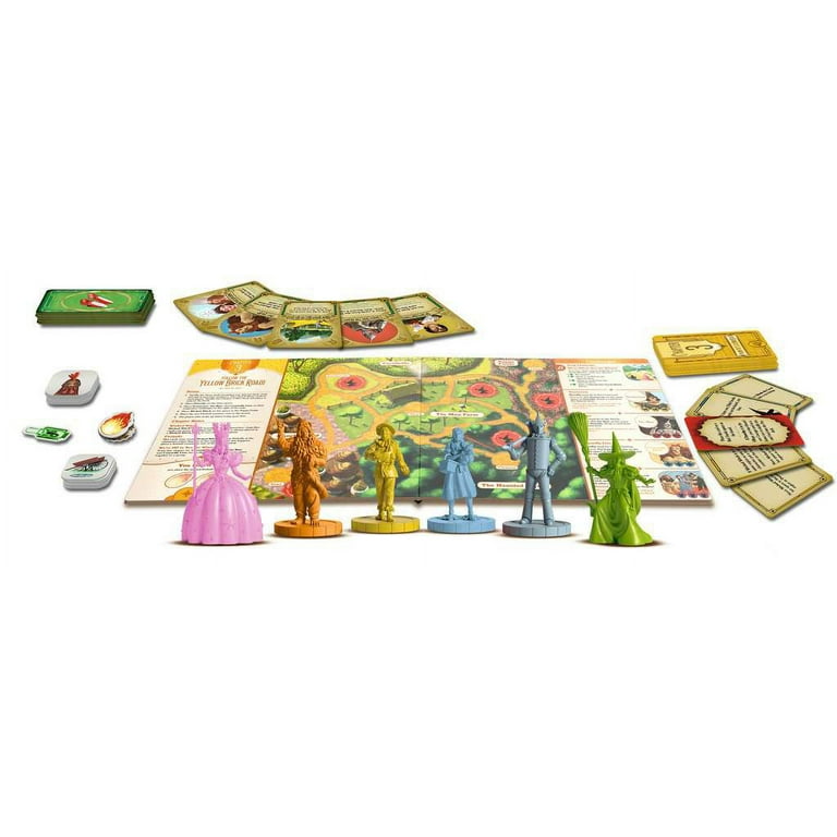 The Wizard of OZ board game will challenge your courage, brains and heart