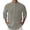 Gray, variant on Mens Linen Tops 3/4 Sleeve Shirt Button Down Stand Collar Topswith Pocket Loose Casual Clothes Lightweight Sophisticated Noble Style Quality Clothing For Men Bold Fashion Statement Top