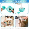 thumbnail image 2 of Qweryboo 3Pcs Dog Bath Scrubber, Pet Massage Grooming Shower Silicone Brush, Washing Brush Scrubber with Adjustable Ring Handle, Dog Shampoo Brush for Short Long Haired Dogs Cats, 2 of 9