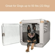 SportPet Designs Collapsible Pet Kennel, 30 Medium (Tan)