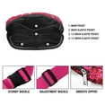 thumbnail image 4 of WIRESTER Waist Pack for Women Men, Belt Crossbody Bag, Canvas Sports Waist Bag Casual Fashion - Hot Pink Glitter Sparkle With Black Pink Glitter Leopard, 4 of 7