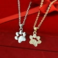 thumbnail image 4 of Peyan Silver Dog Paw Pendant Necklace, 4 of 9