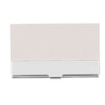 thumbnail image 4 of Name Card Box, Easy To Carry Business Card Holder  For Birthdays For Banquets For Father's Day For Mother's Day White 701#, 4 of 8